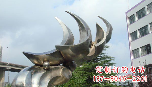 辽宁中领雕塑出品不锈钢海鸥雕塑