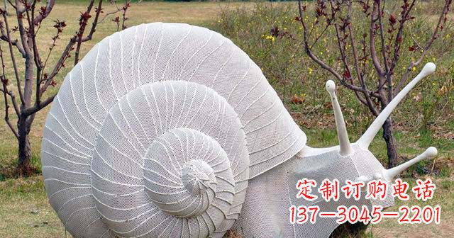 辽宁抽象不锈钢蜗牛雕塑