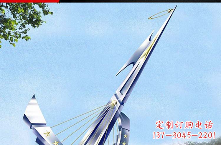 辽宁古典高雅不锈钢帆船雕塑