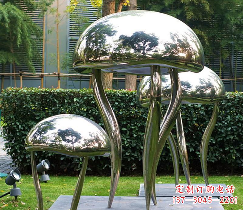辽宁艺术水母不锈钢雕塑