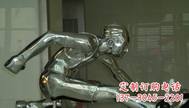 辽宁不锈钢运动员雕塑
