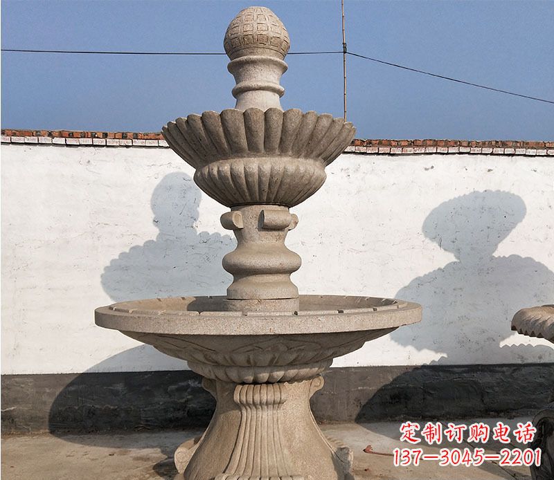 辽宁公园大理石喷泉景观石雕