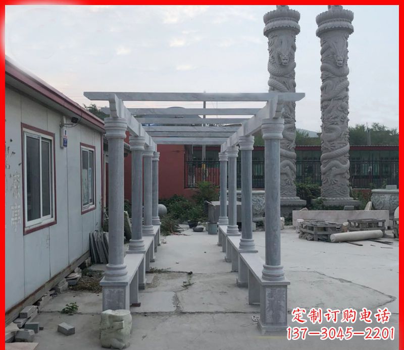 辽宁公园大理石石雕长廊 (3)
