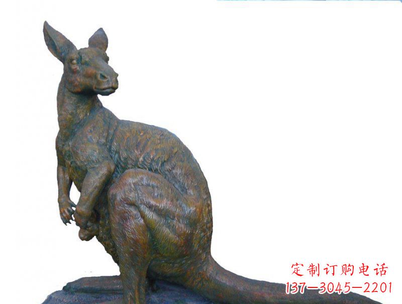 辽宁精致工艺铜袋鼠雕塑