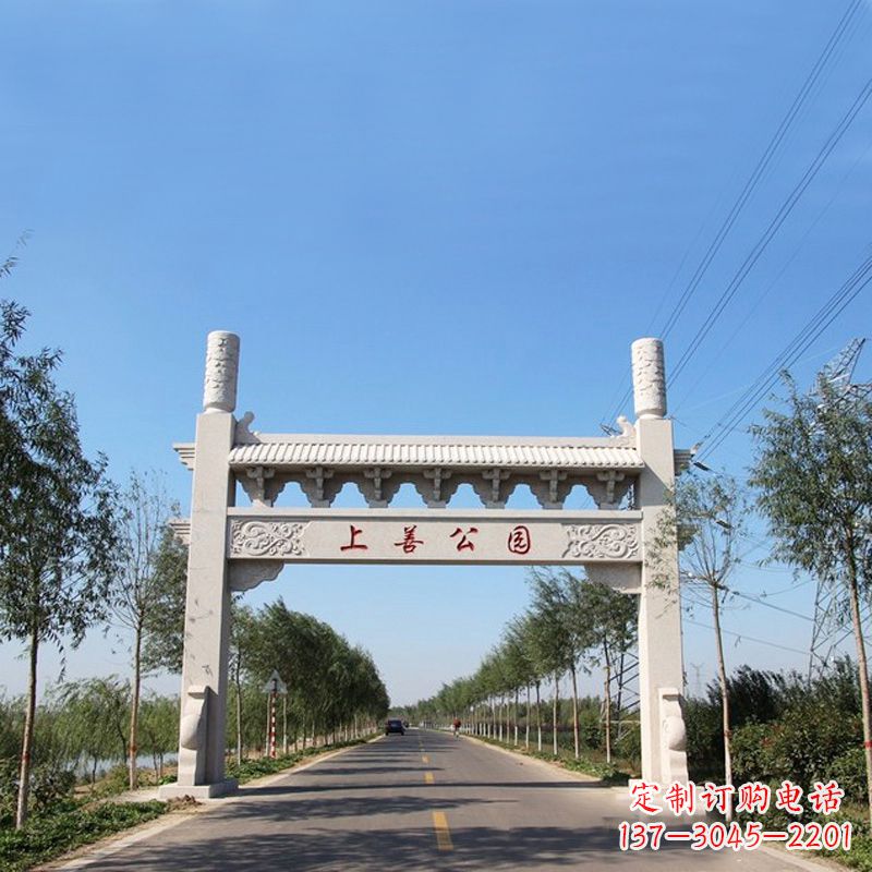 辽宁精美石牌坊雕塑——打造公园独特风格
