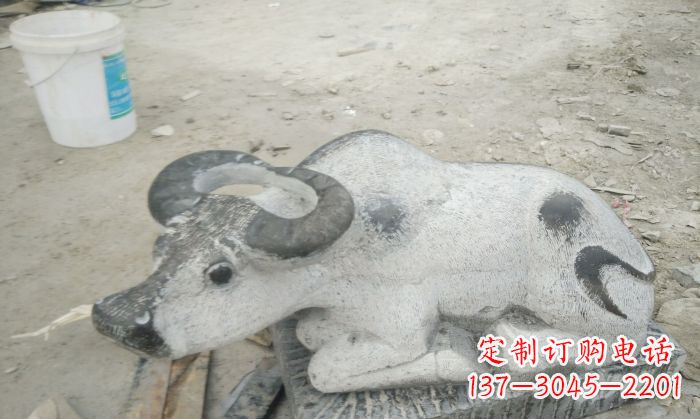 辽宁公园景观孺子牛石雕