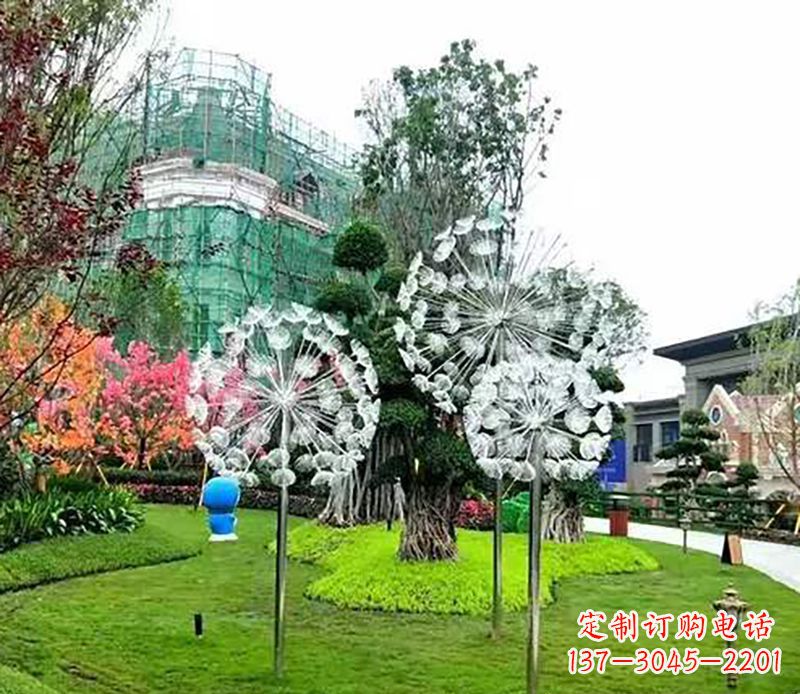 辽宁公园蒲公英雕塑
