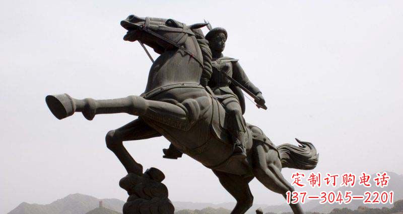 辽宁西方风格骑马雕塑