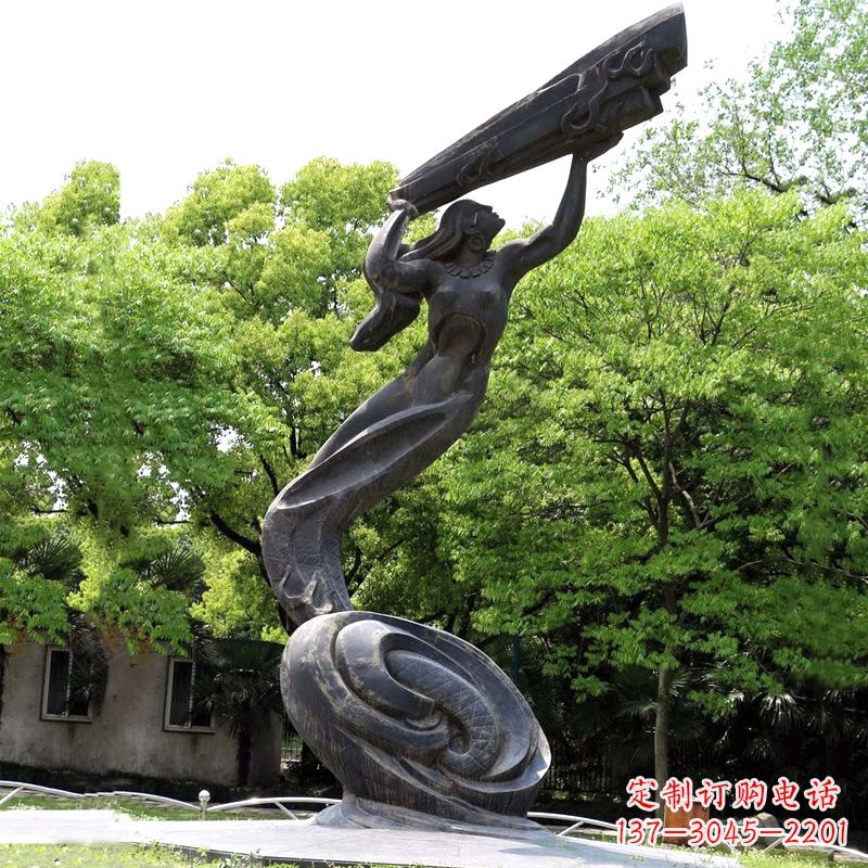 辽宁精致精美的女娲补天雕塑