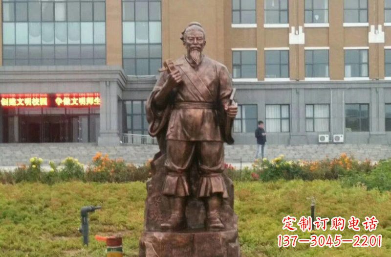 辽宁传承古代名人铜雕——鲁班雕像