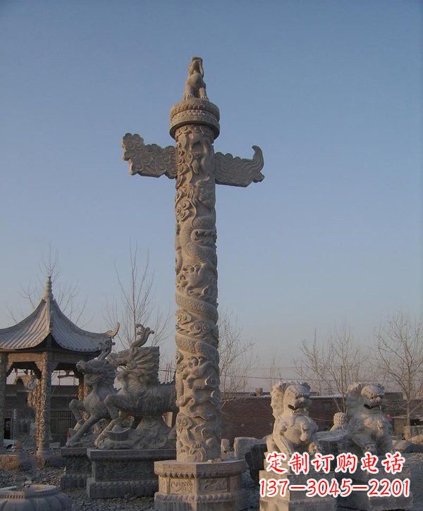 辽宁动感华表雕塑,为广场增添艺术魅力
