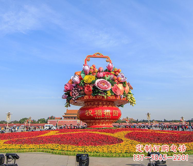 辽宁大型不锈钢花篮雕塑，艺术缔造美好景观