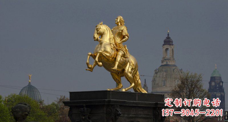 辽宁西方风格铜骑马雕塑