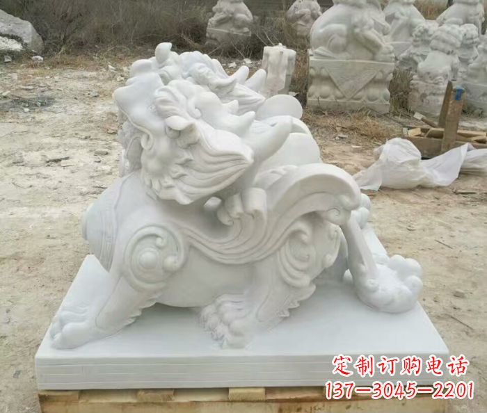 辽宁精美貔貅门口招财石雕