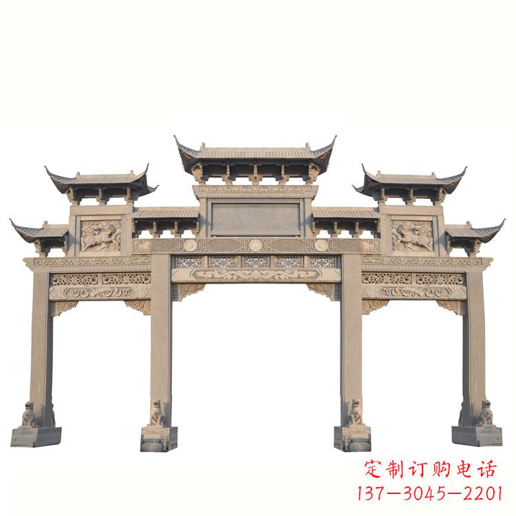 辽宁红石牌坊