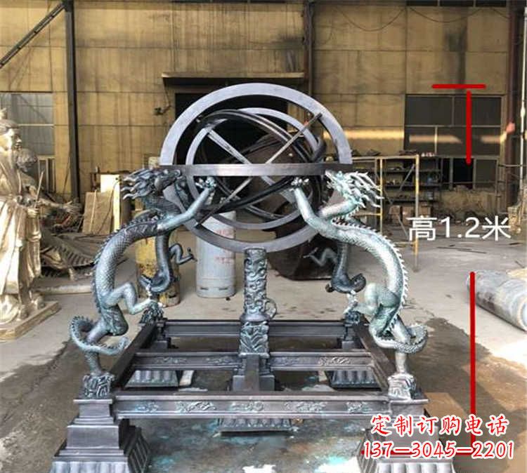 辽宁浑天仪古代仪器校园景观雕塑
