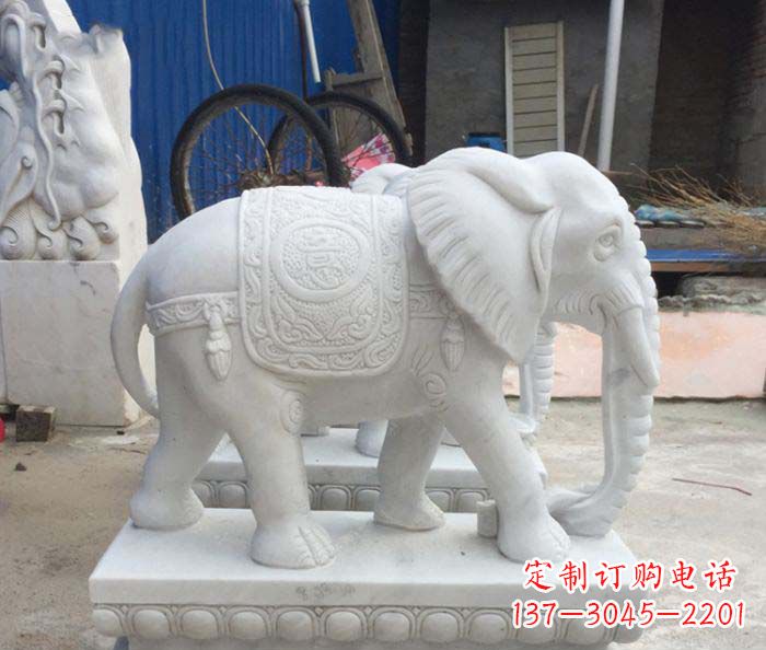 辽宁精美大象雕塑,门口装点新灵感
