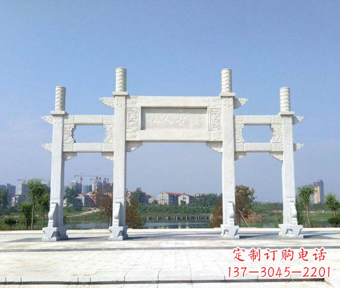 辽宁精美牌楼石雕，给你传统文化的享受