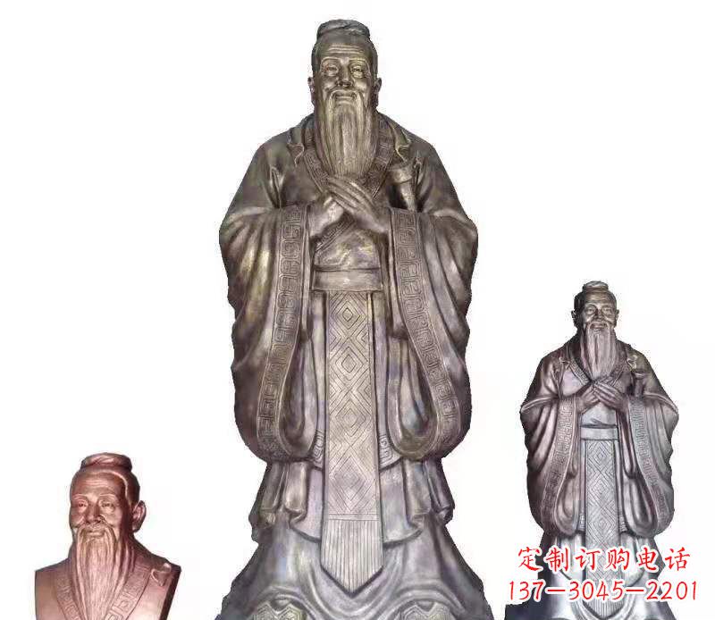 辽宁中领雕塑推出的精美古典孔子雕塑,是一款集…