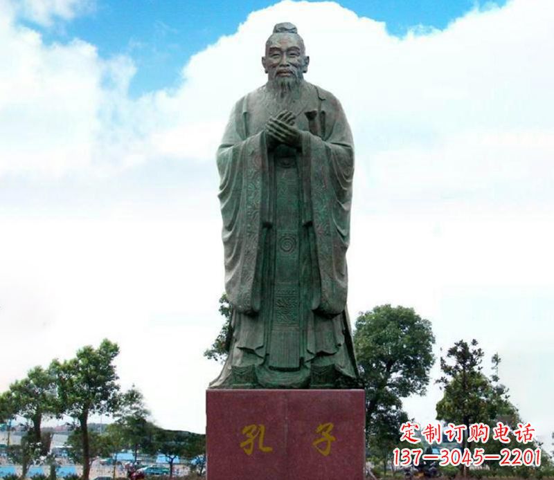辽宁领雕塑:孔子雕塑尊崇传承