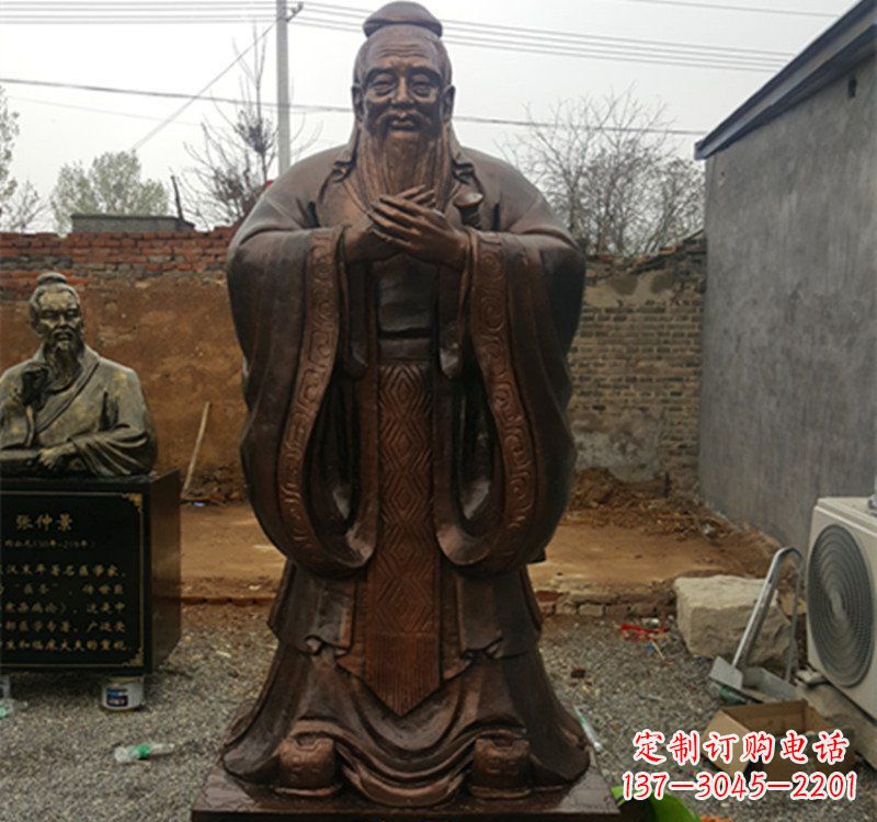 辽宁体现传统文化魅力精美孔子雕塑