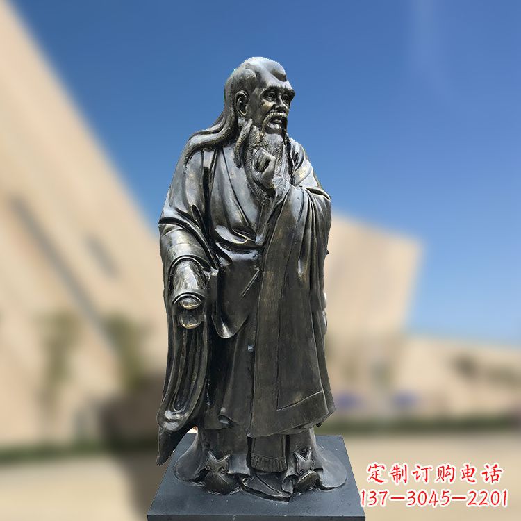 辽宁精美老子雕像，体现哲学思考之美