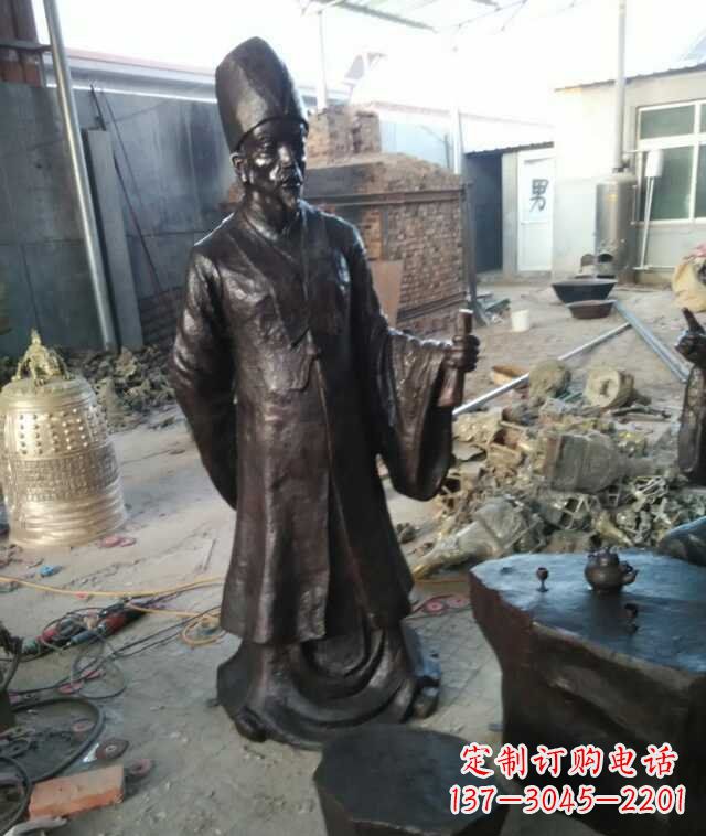 辽宁精美雕塑，展现古代名医李时珍的传奇