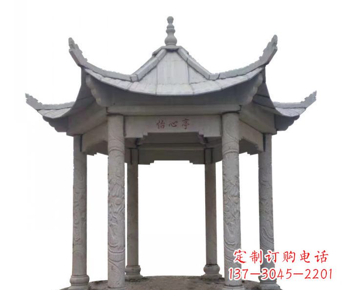 辽宁精美凉亭石雕–精细雕刻制作精致的艺术品