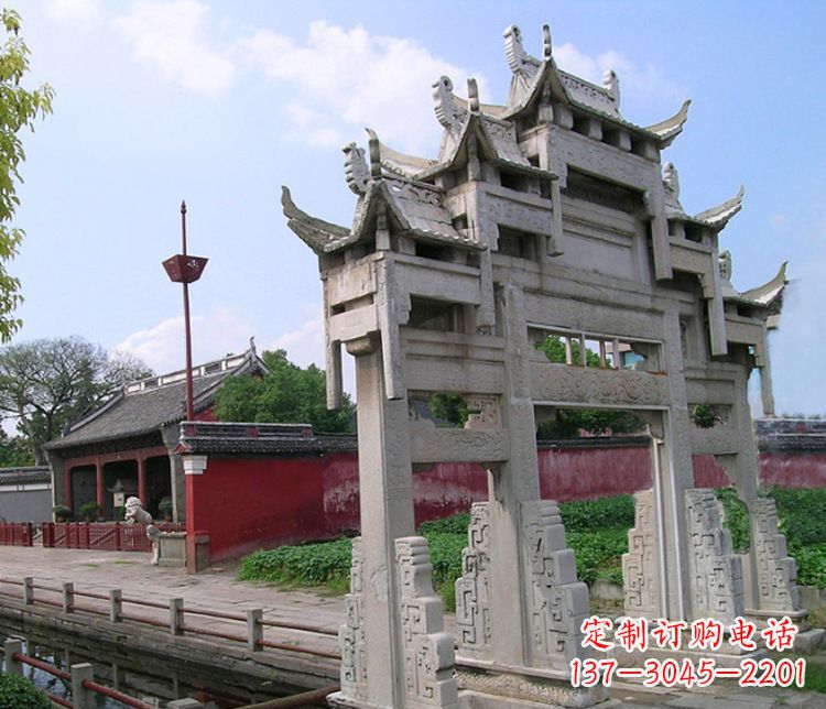 辽宁专业大型牌坊石雕制作