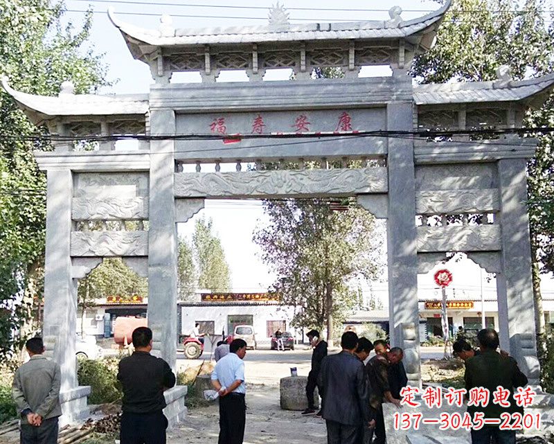 辽宁中领雕塑:专业制作精美的牌坊雕塑