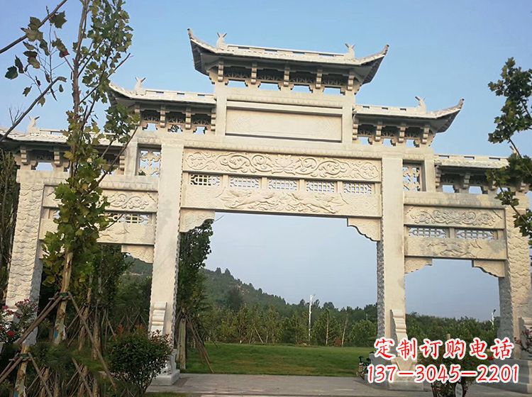 辽宁专业的石牌坊雕塑定制