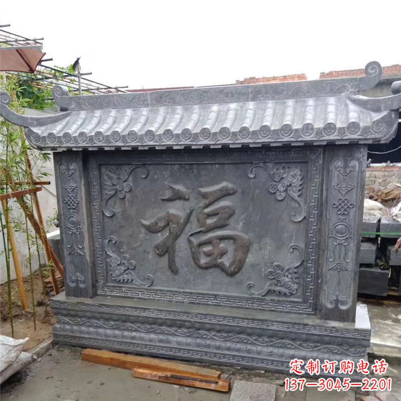 辽宁中领雕塑：福字雕塑，点缀婚房庭院