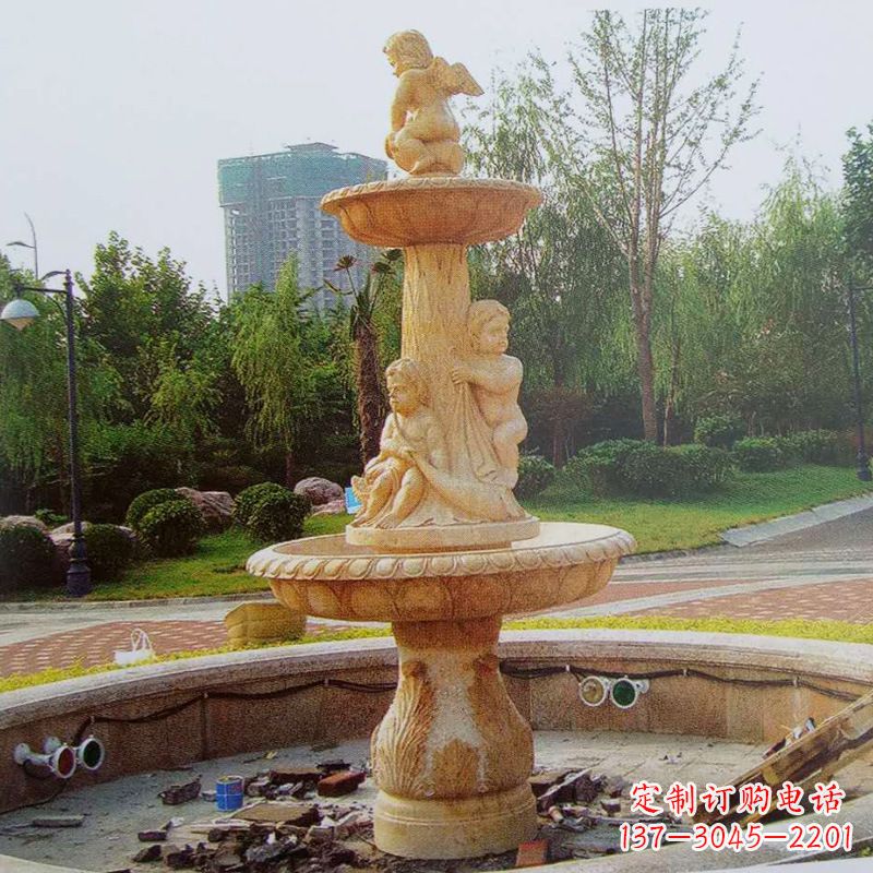 辽宁石雕喷泉龙头——美观优雅的水景定制