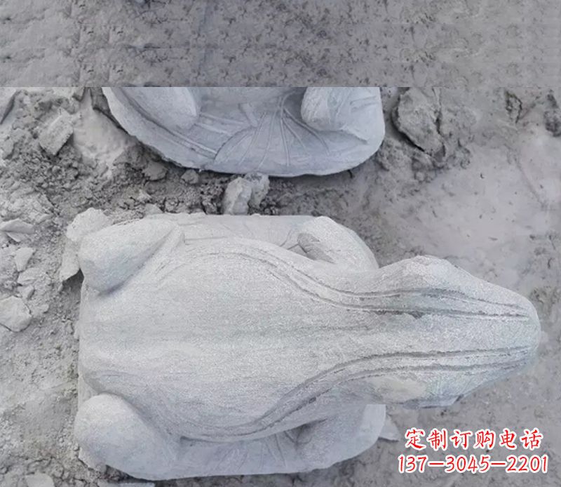 辽宁石雕青蛙雕塑