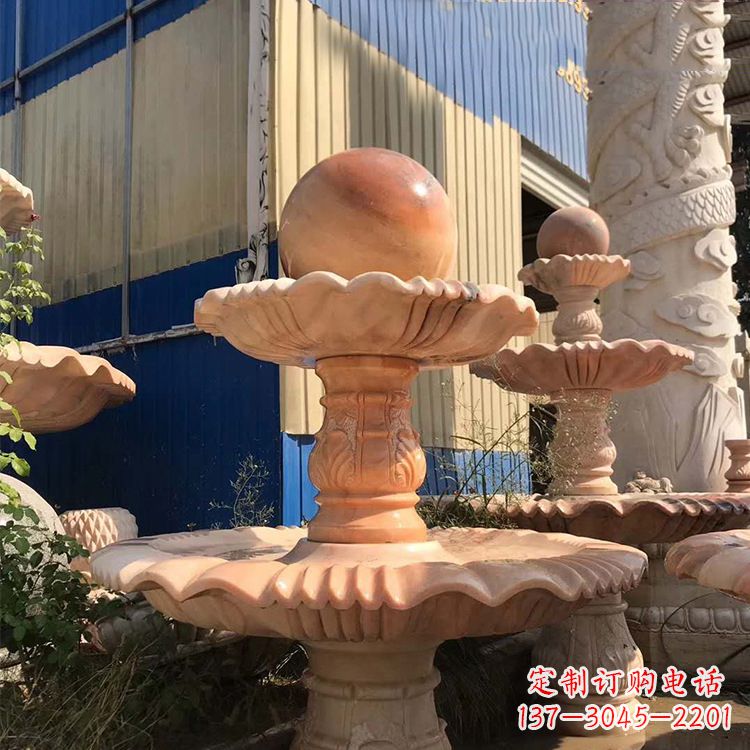 辽宁石雕五福临门风水球