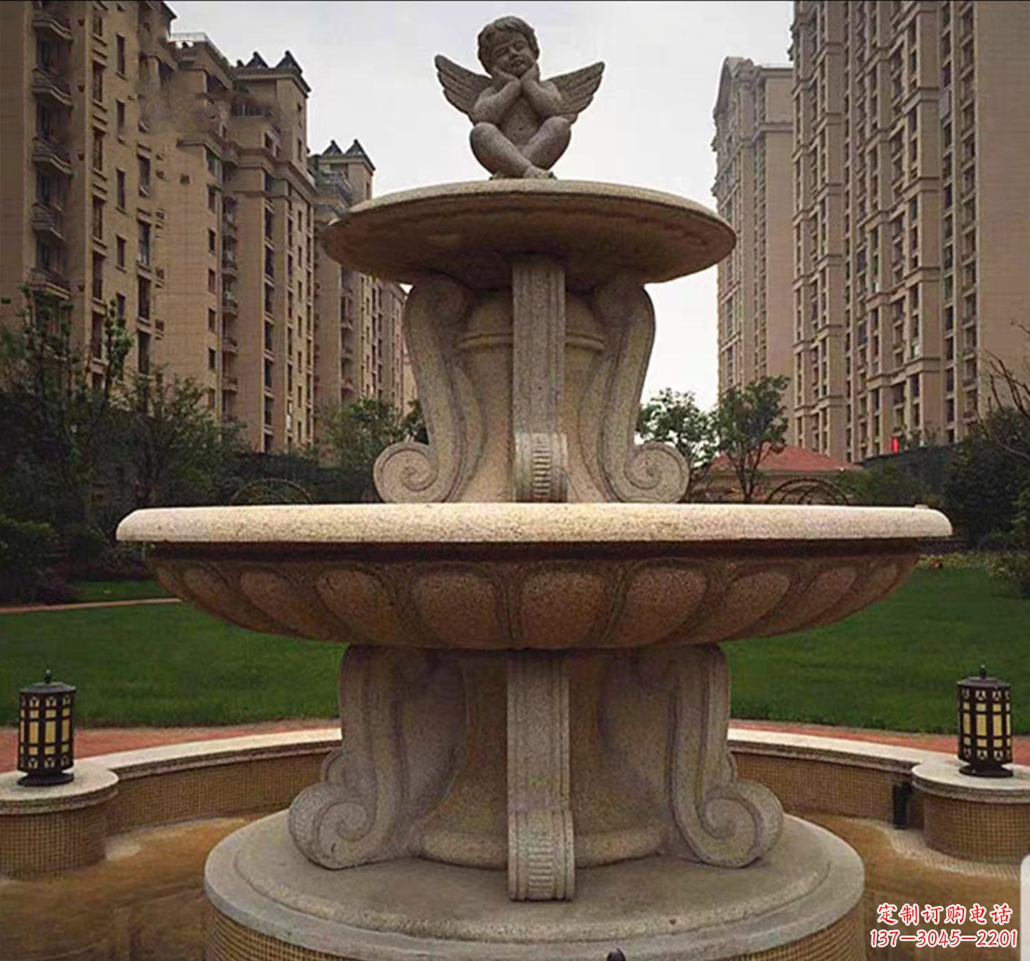 辽宁石雕鱼喷泉
