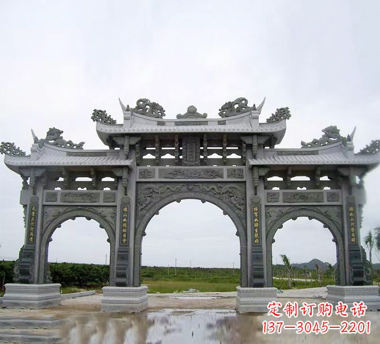 辽宁石牌坊 楼