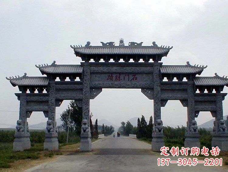 辽宁石牌坊 斗楼