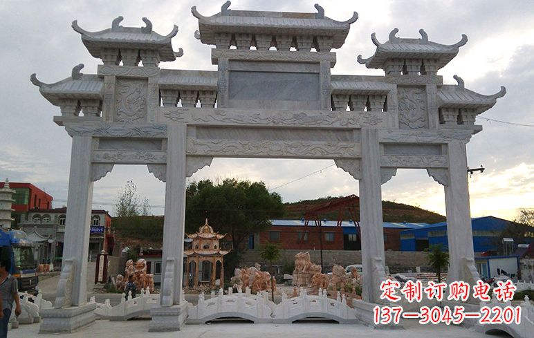 辽宁石牌坊雕刻