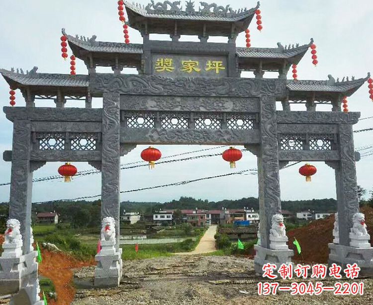 辽宁石牌坊石雕