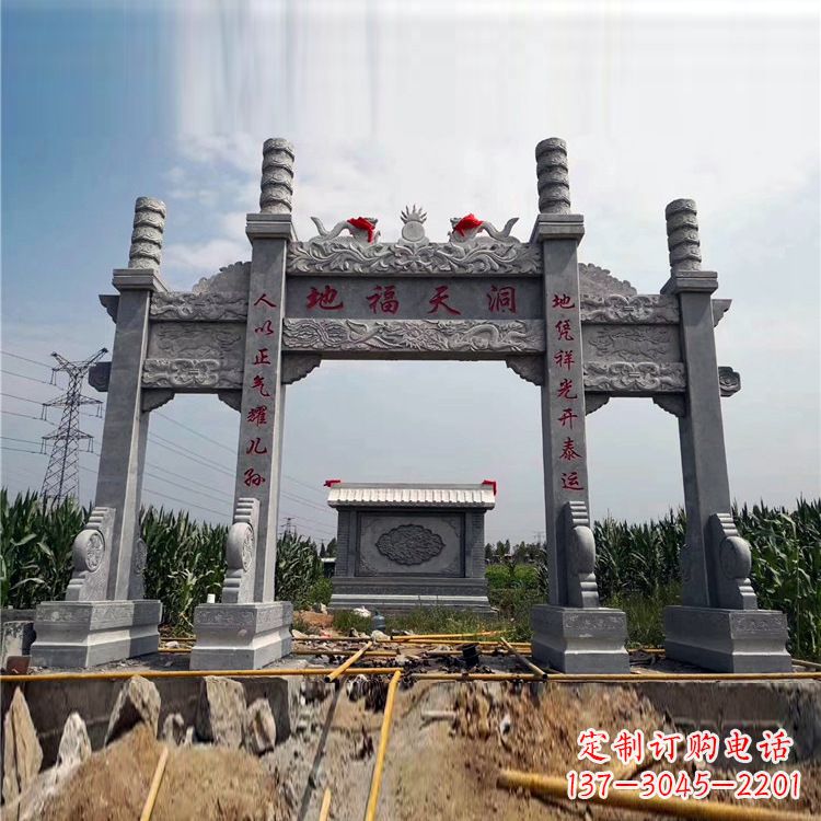 辽宁石牌楼石雕