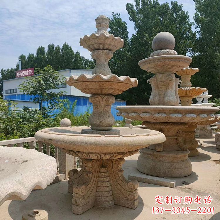 辽宁石喷泉 石雕刻
