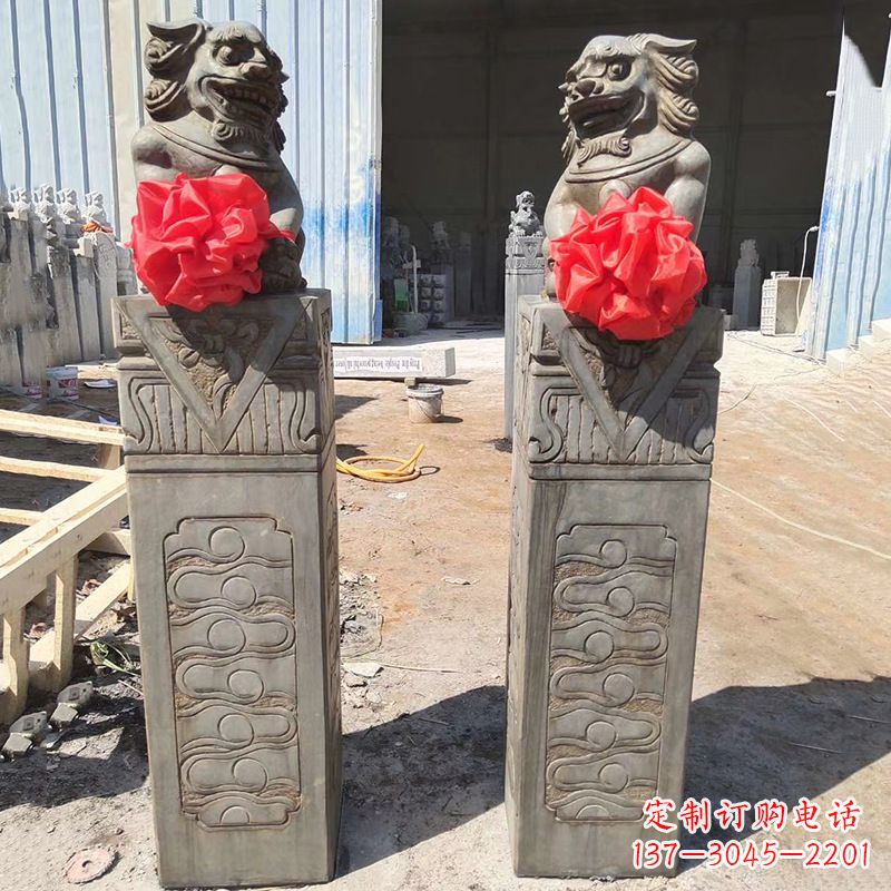 辽宁石狮子栓马桩