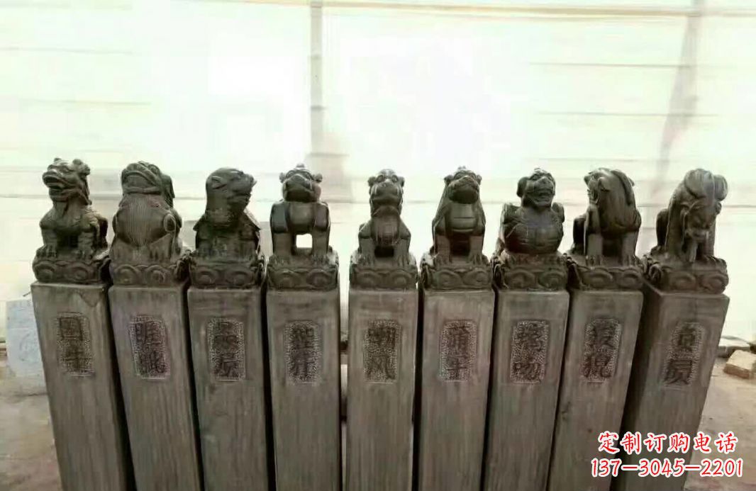 辽宁栓马桩石雕