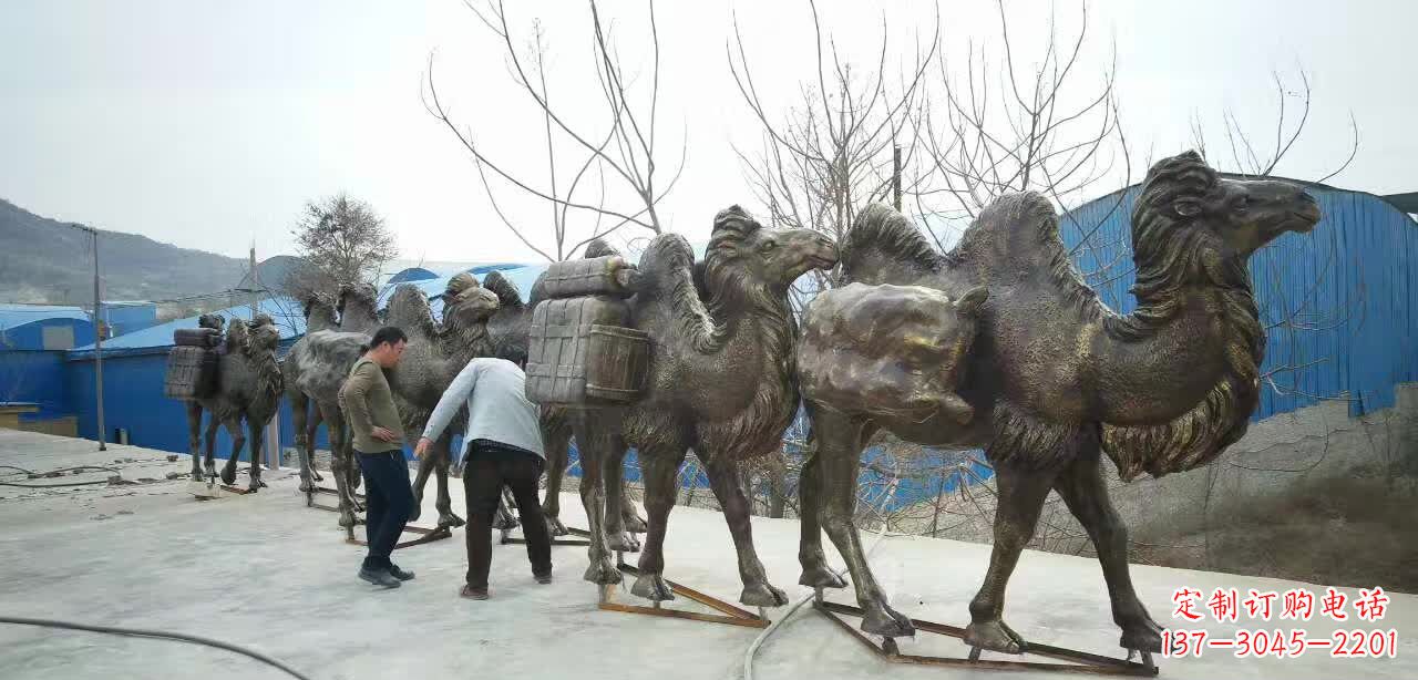 辽宁丝绸之路骆驼雕塑