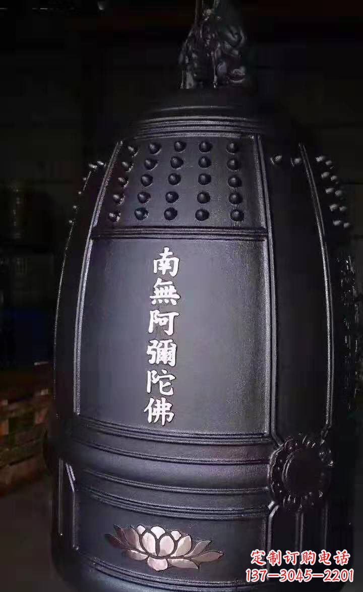 辽宁寺庙铜钟雕塑户外景观雕塑
