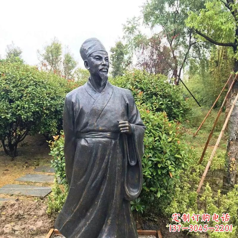 辽宁苏东坡铸铜历史文化名人雕像