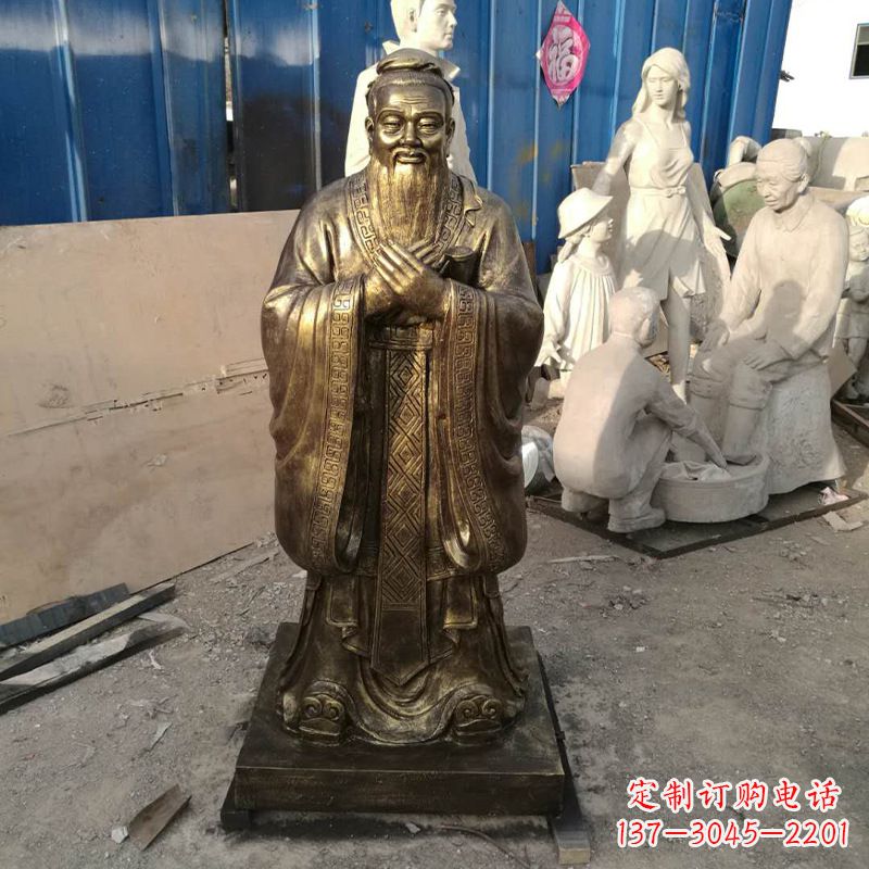 辽宁同济大学孔子雕塑