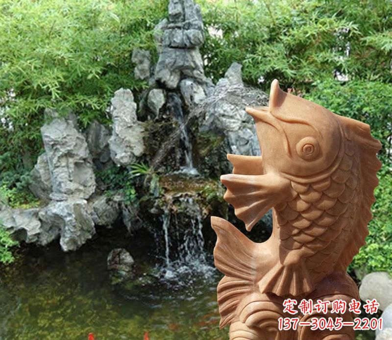 辽宁晚霞红鲤鱼喷泉
