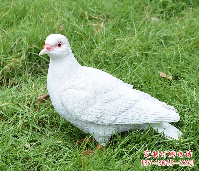 辽宁潍坊和平鸽雕塑女孩